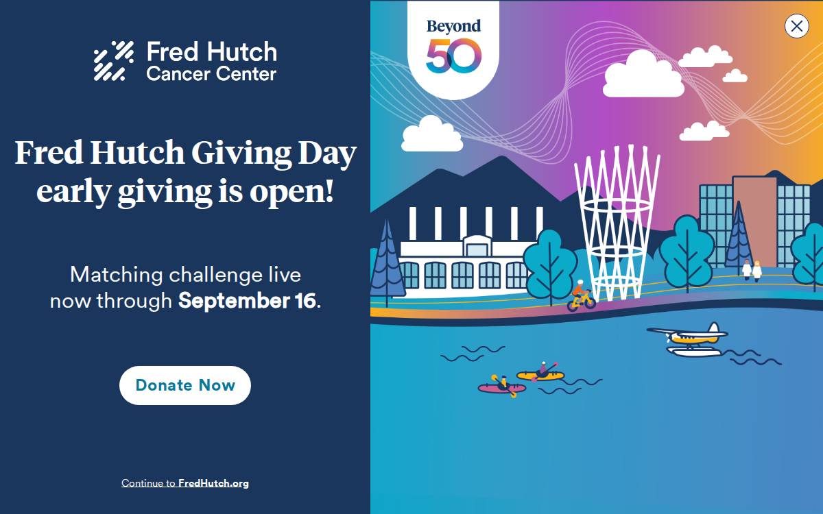 Fred Hutch website preview