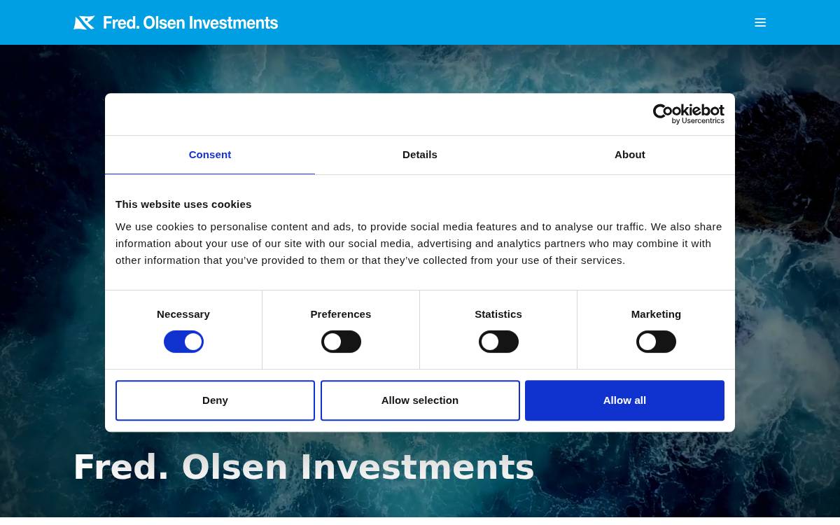 Fredolseninvestments website preview