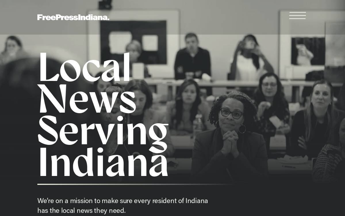 Free Press Indiana website preview