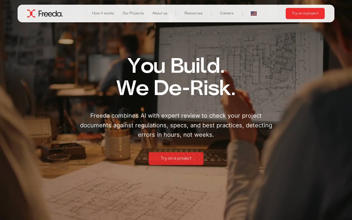 Freeda website preview