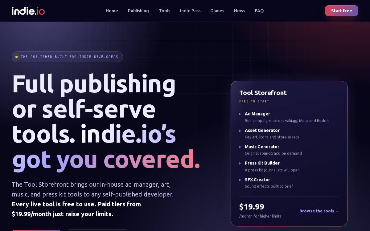 Freedom website preview