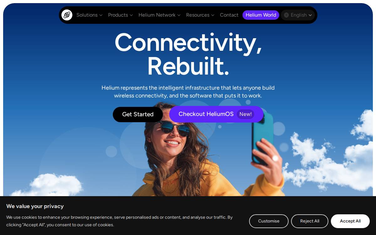 FreedomFi website preview