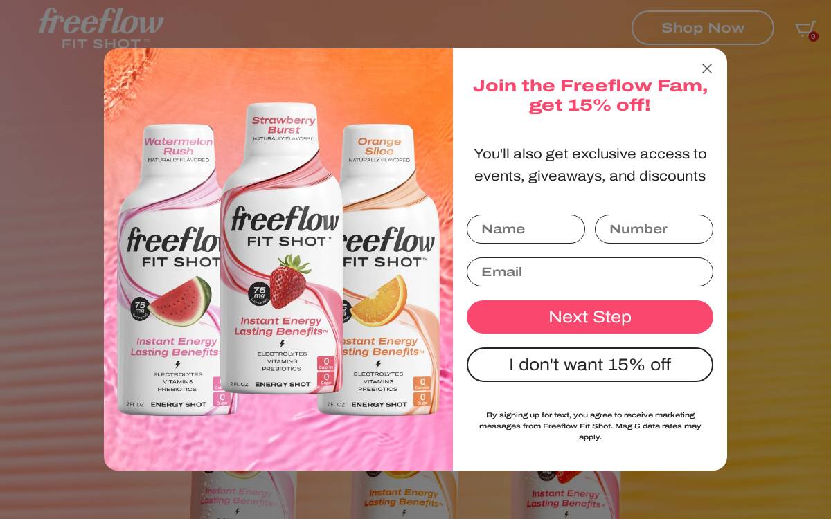 Freeflowfit website preview