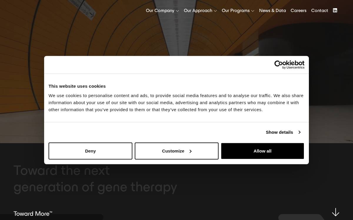 Freeline website preview