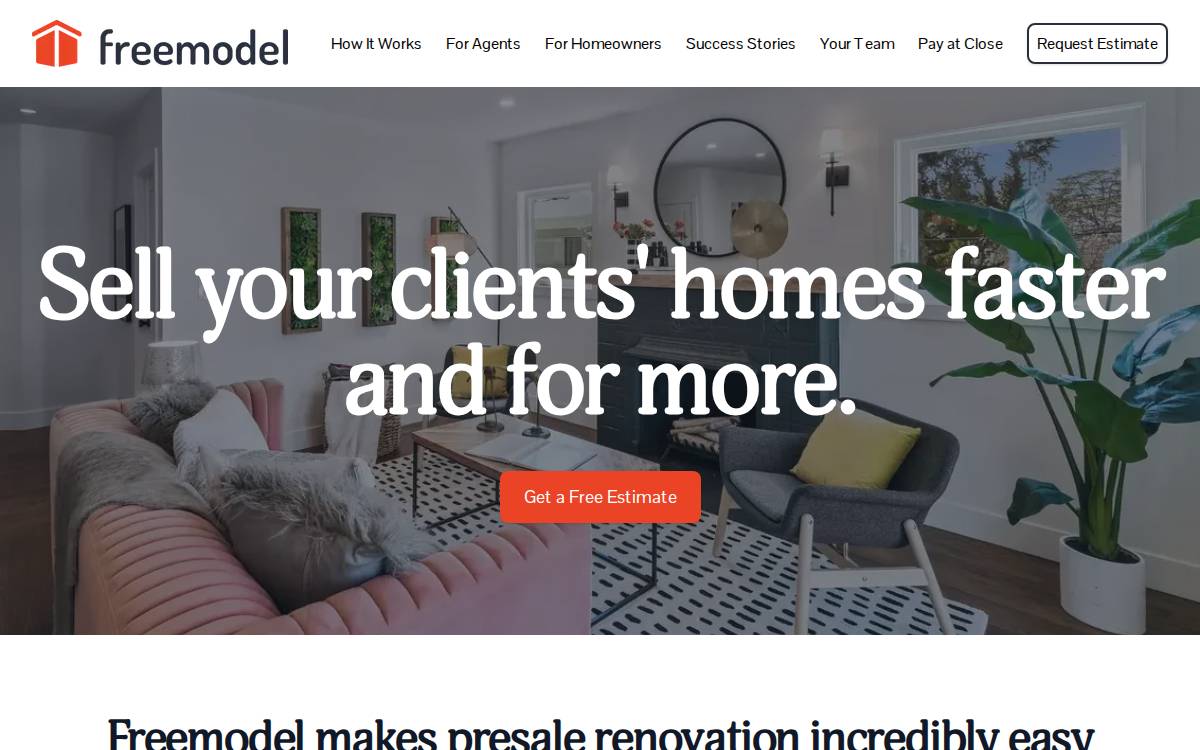 freemodel site website preview