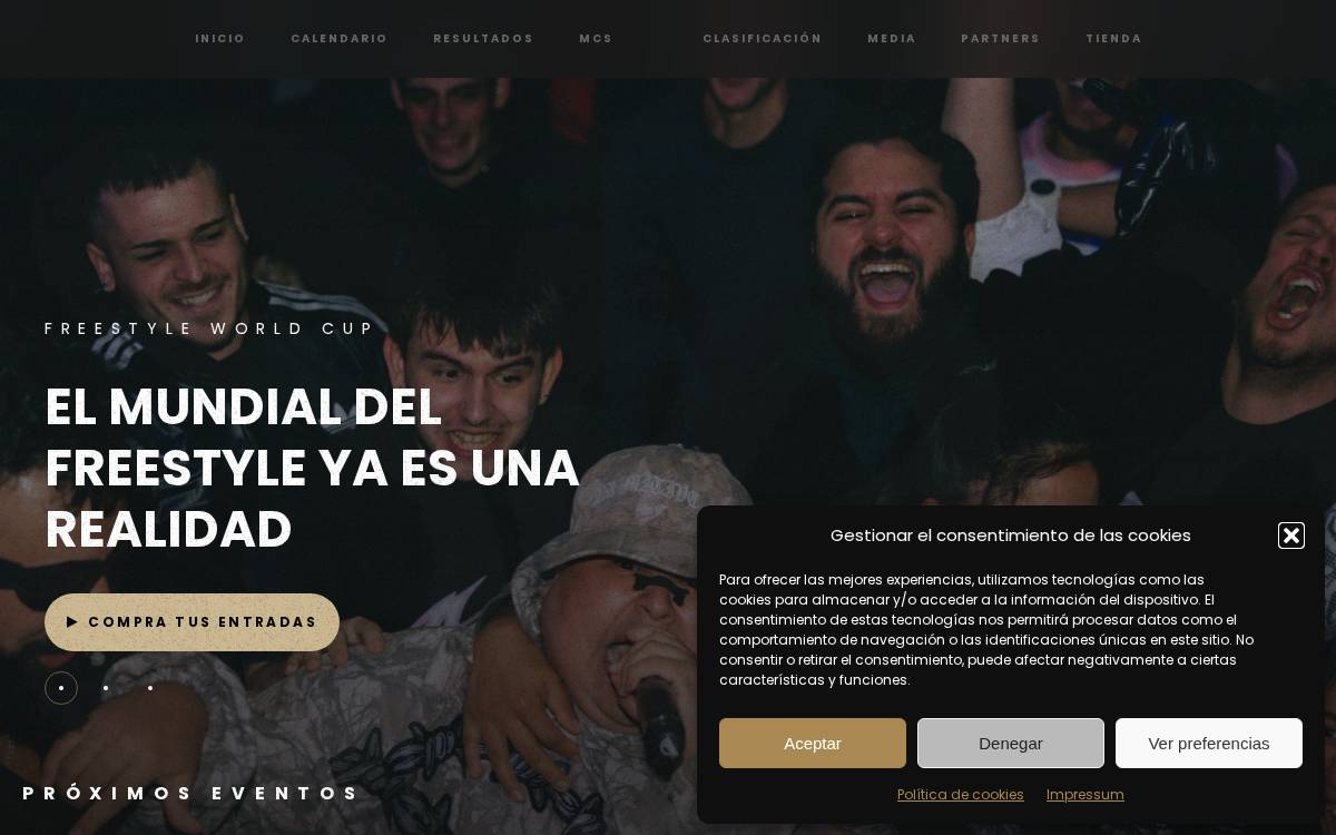 Freestyle Master Series website preview