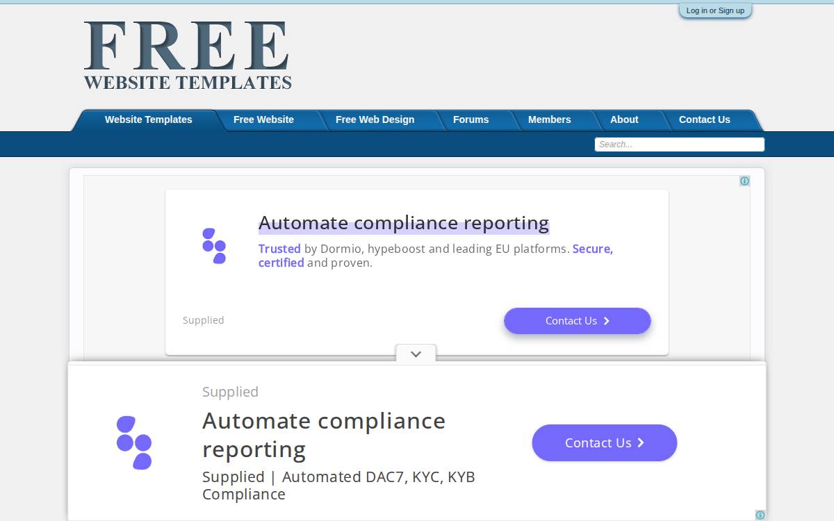 Freewebsitetemplates website preview
