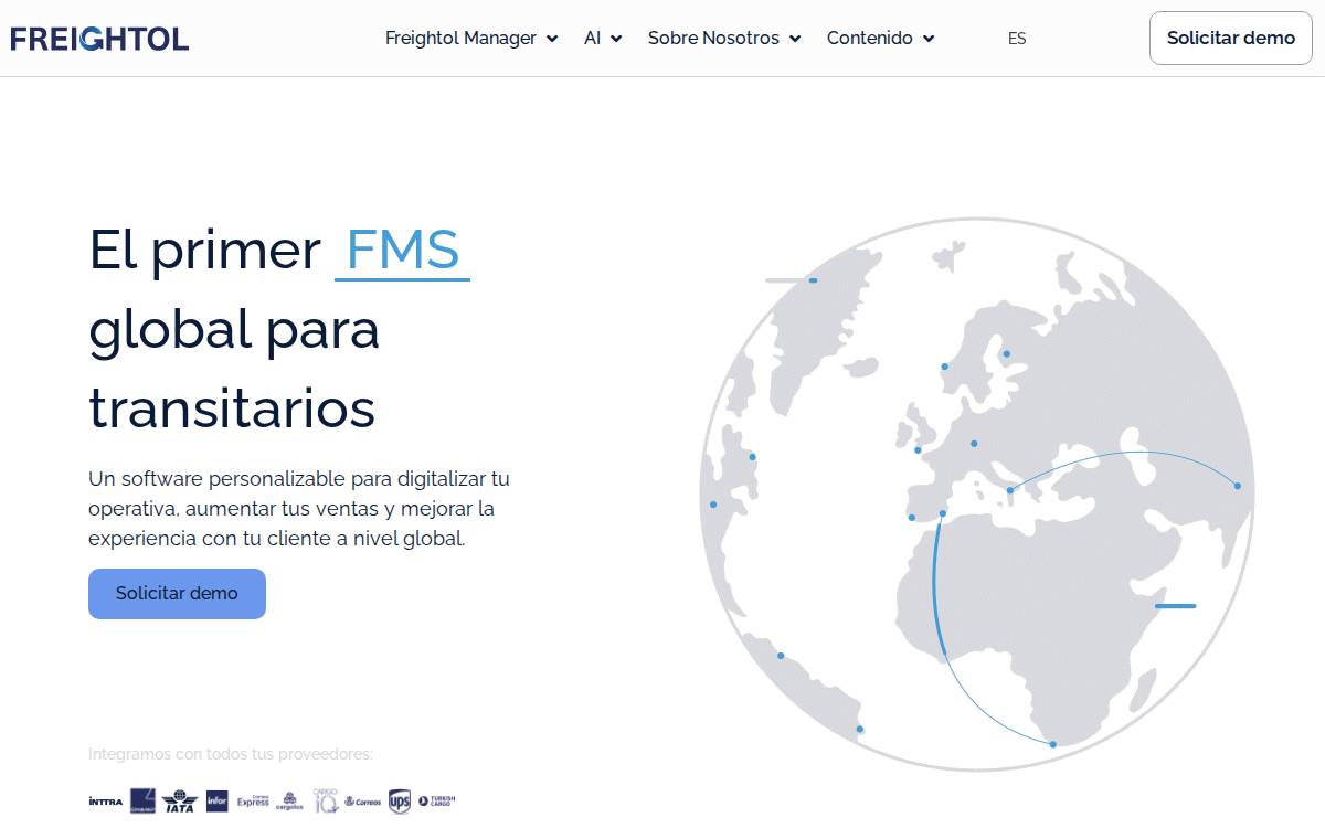 Freightol website preview
