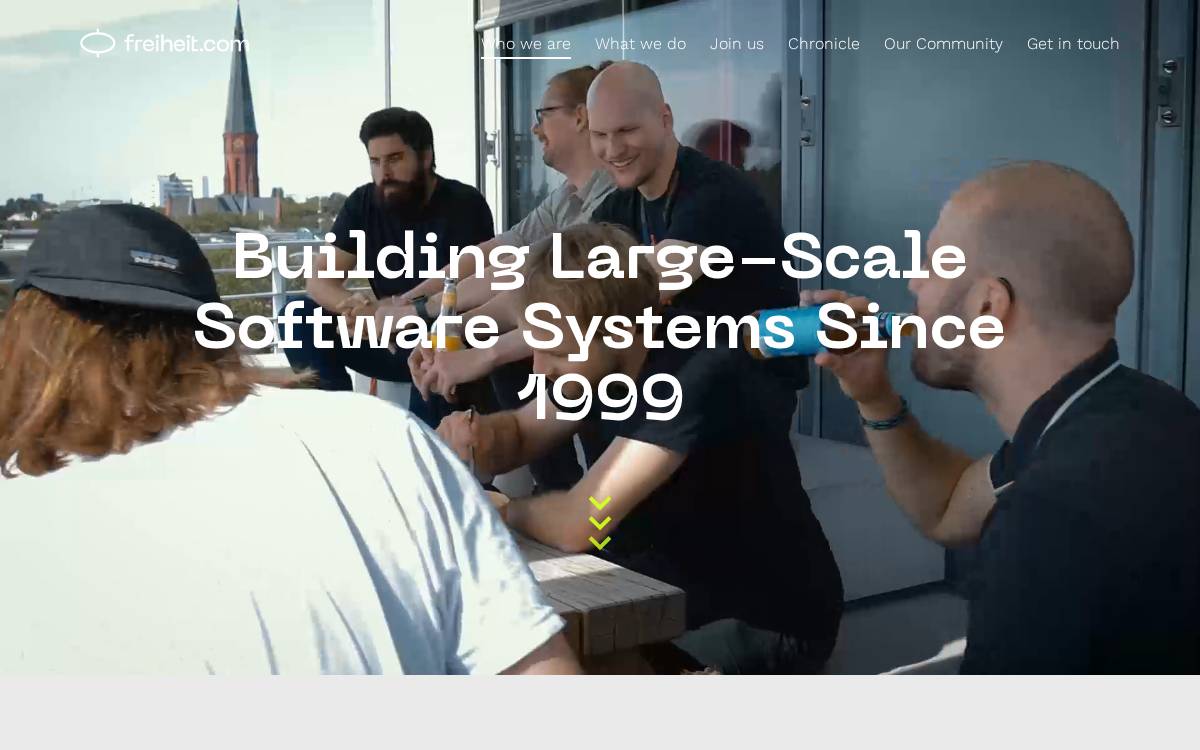 Freiheit website preview