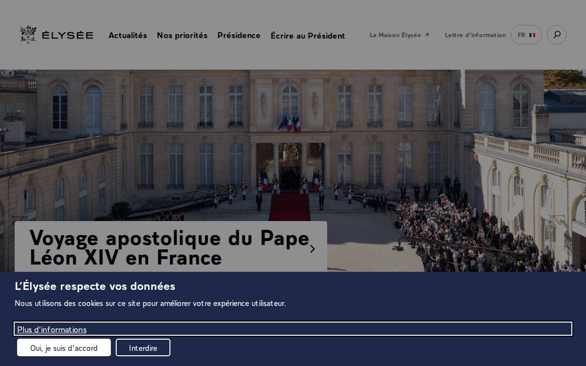 French National Defense website preview