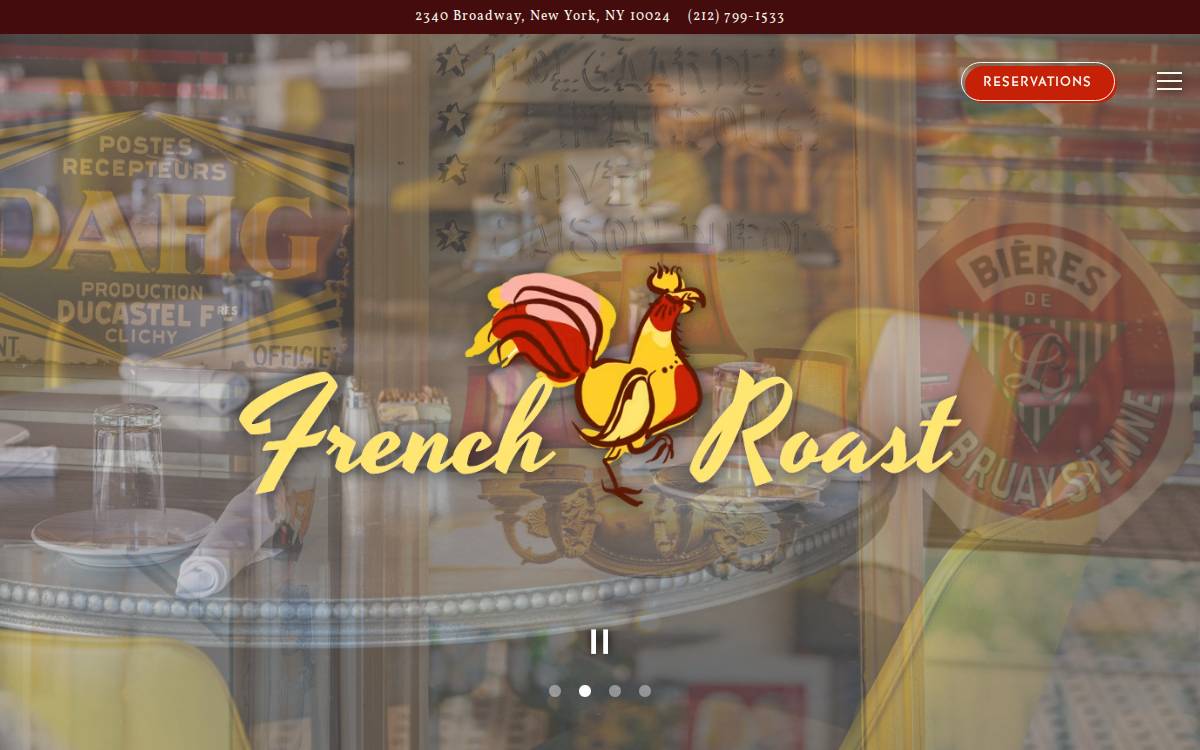 French Roast website preview