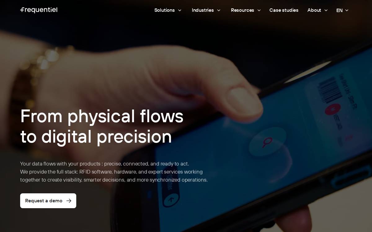 Frequentiel website preview