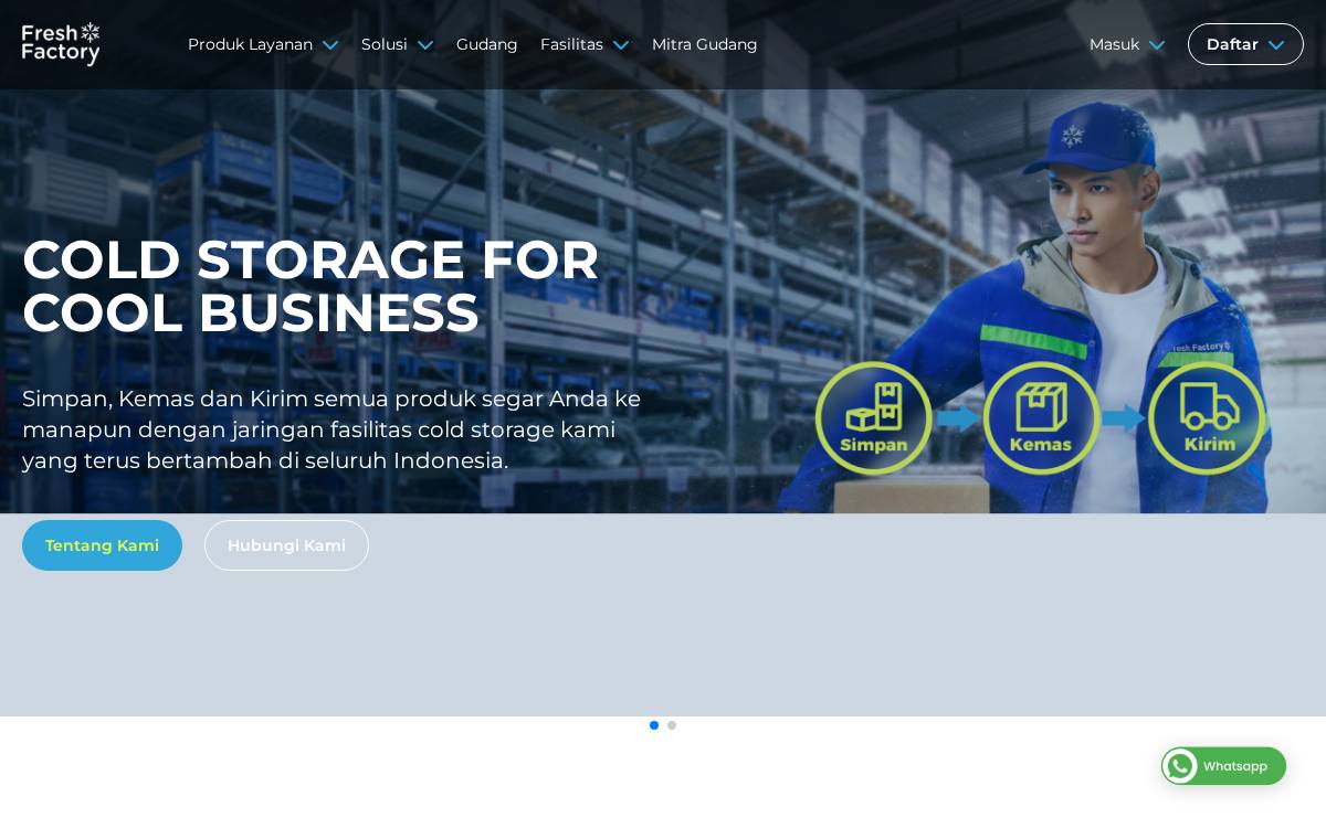 Fresh Factory website preview
