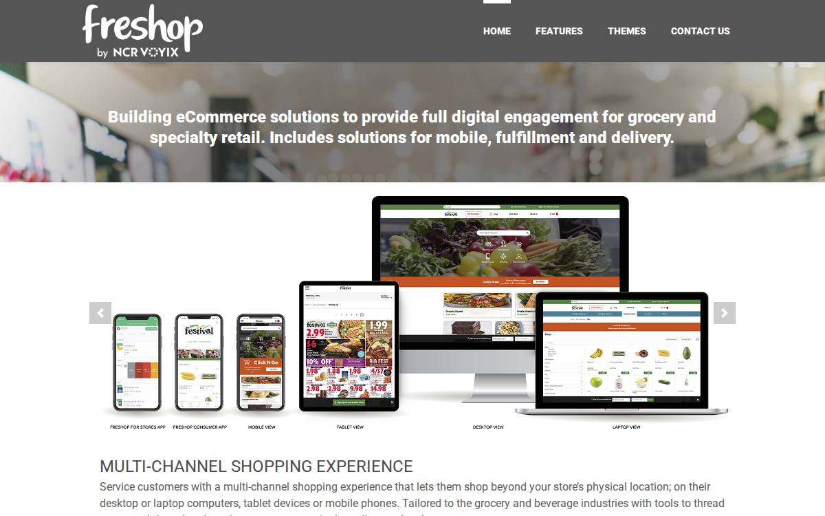 Freshop website preview