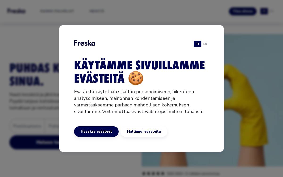 Freska website preview