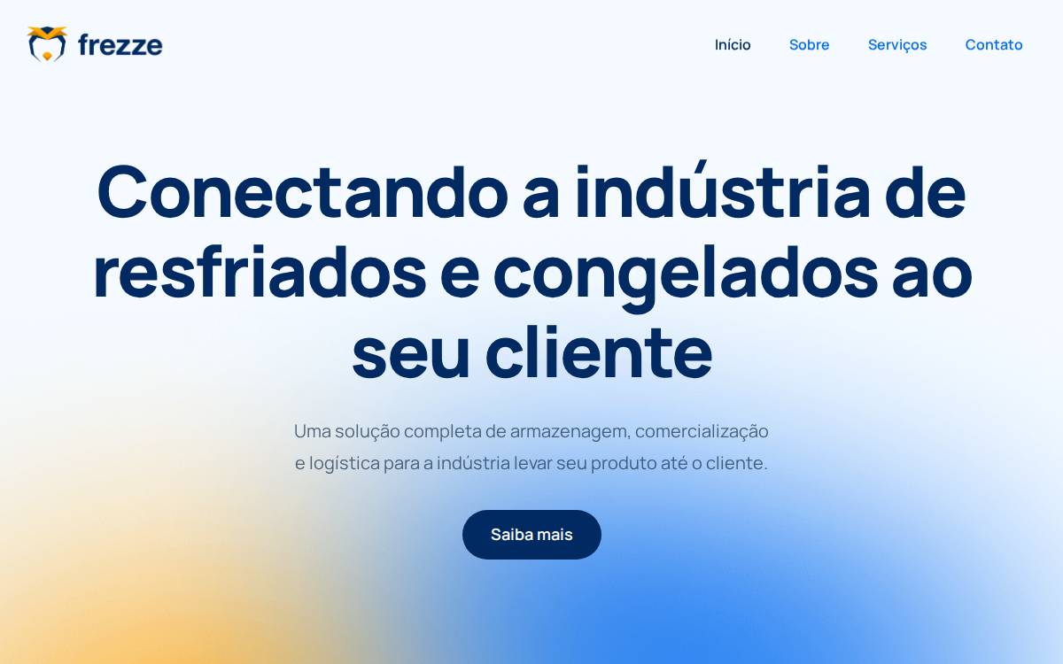FREZZE website preview