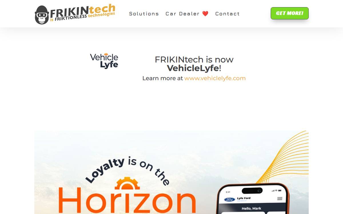 FrikinTech website preview