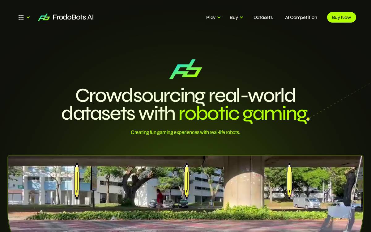 FrodoBots website preview