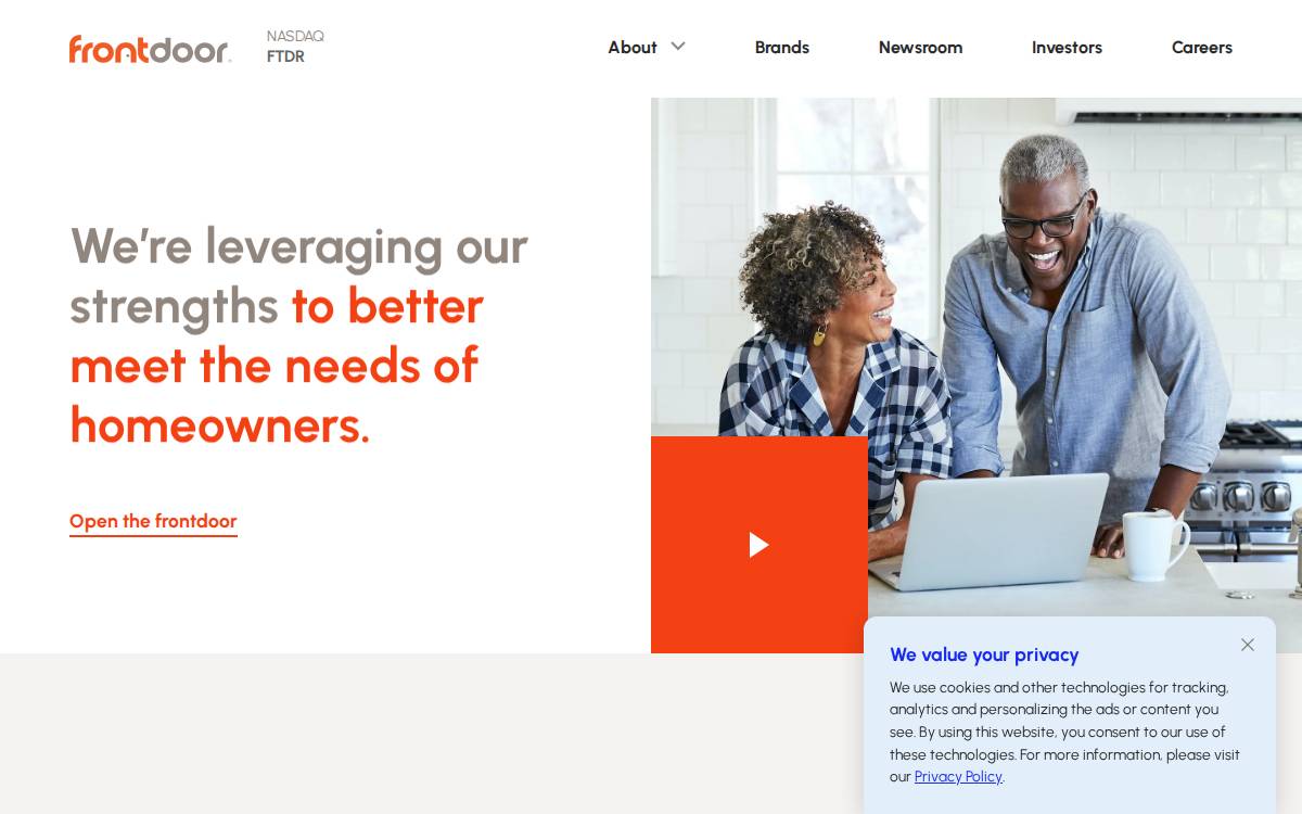 Frontdoorhome website preview