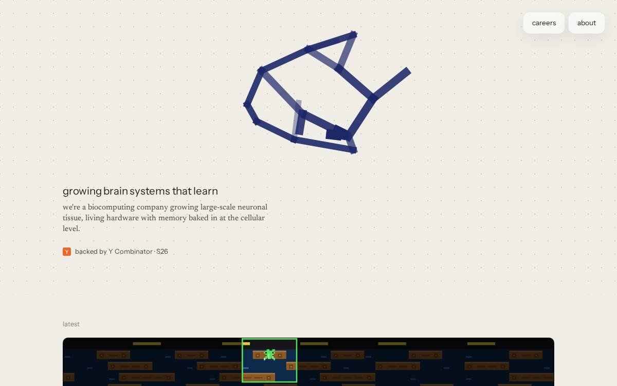 Frontier Computing website preview