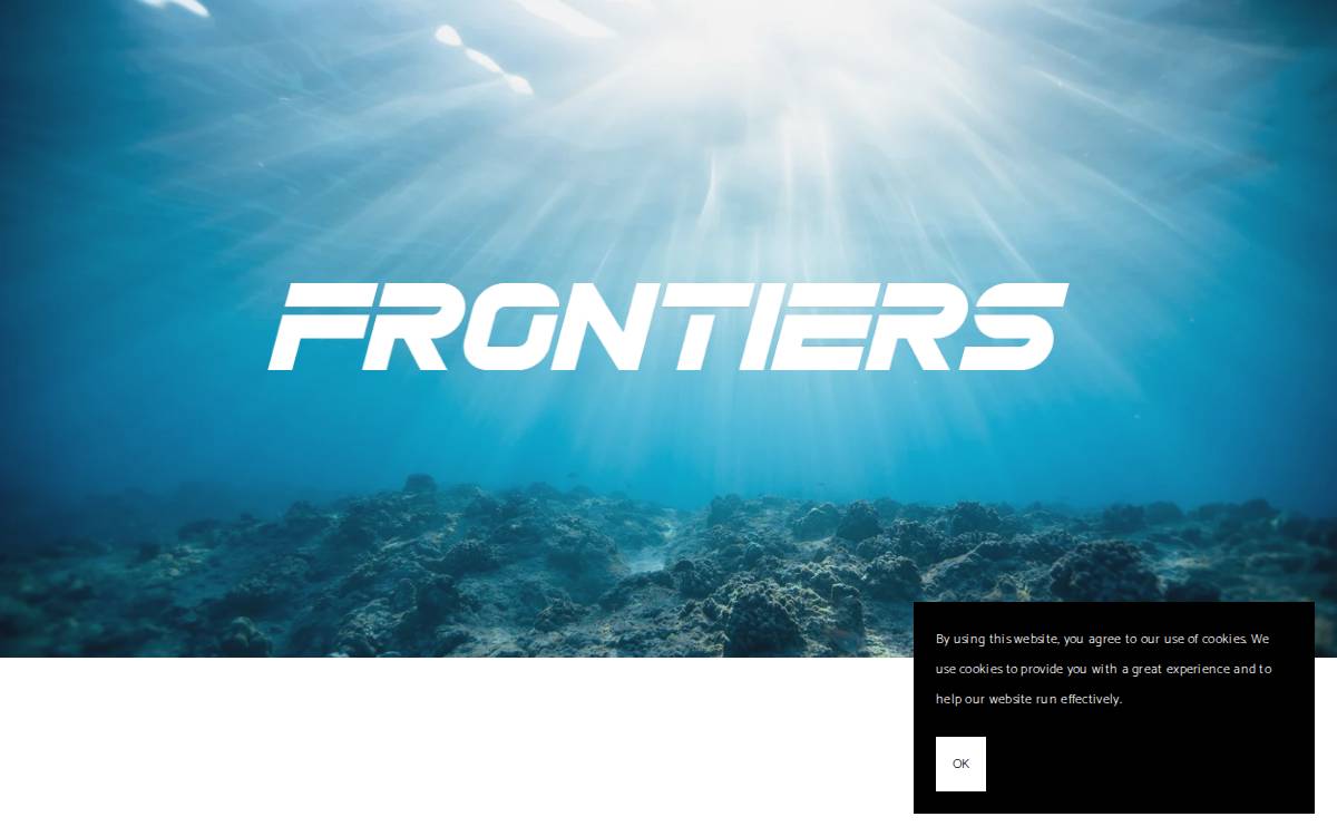 Frontiers Engineering website preview