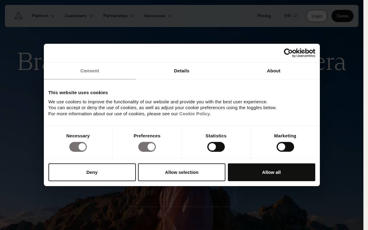 Frontify website preview
