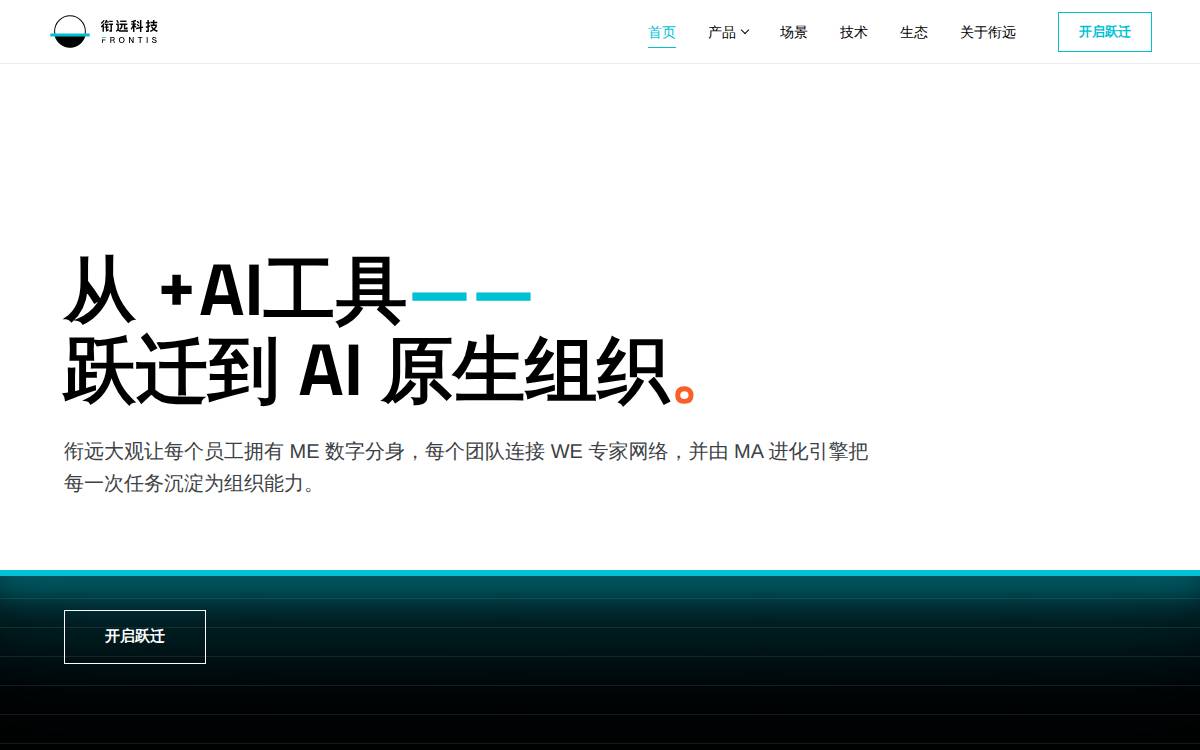 Frontis website preview