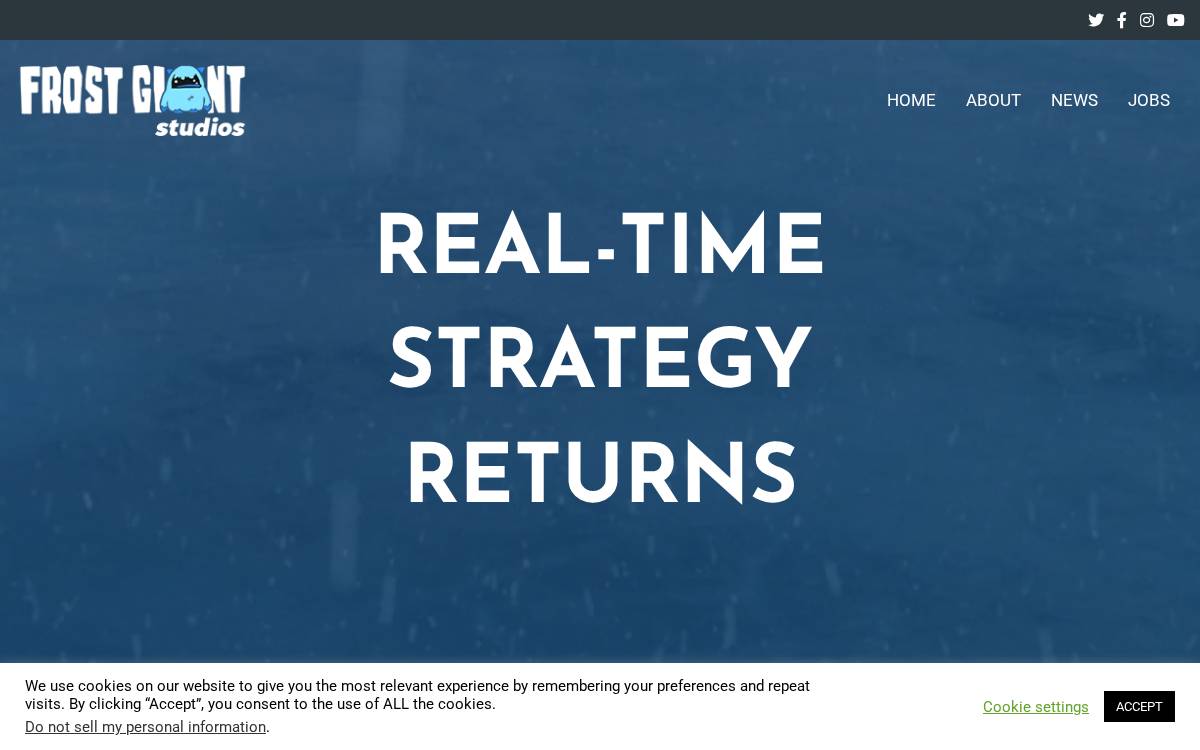 Frostgiant website preview