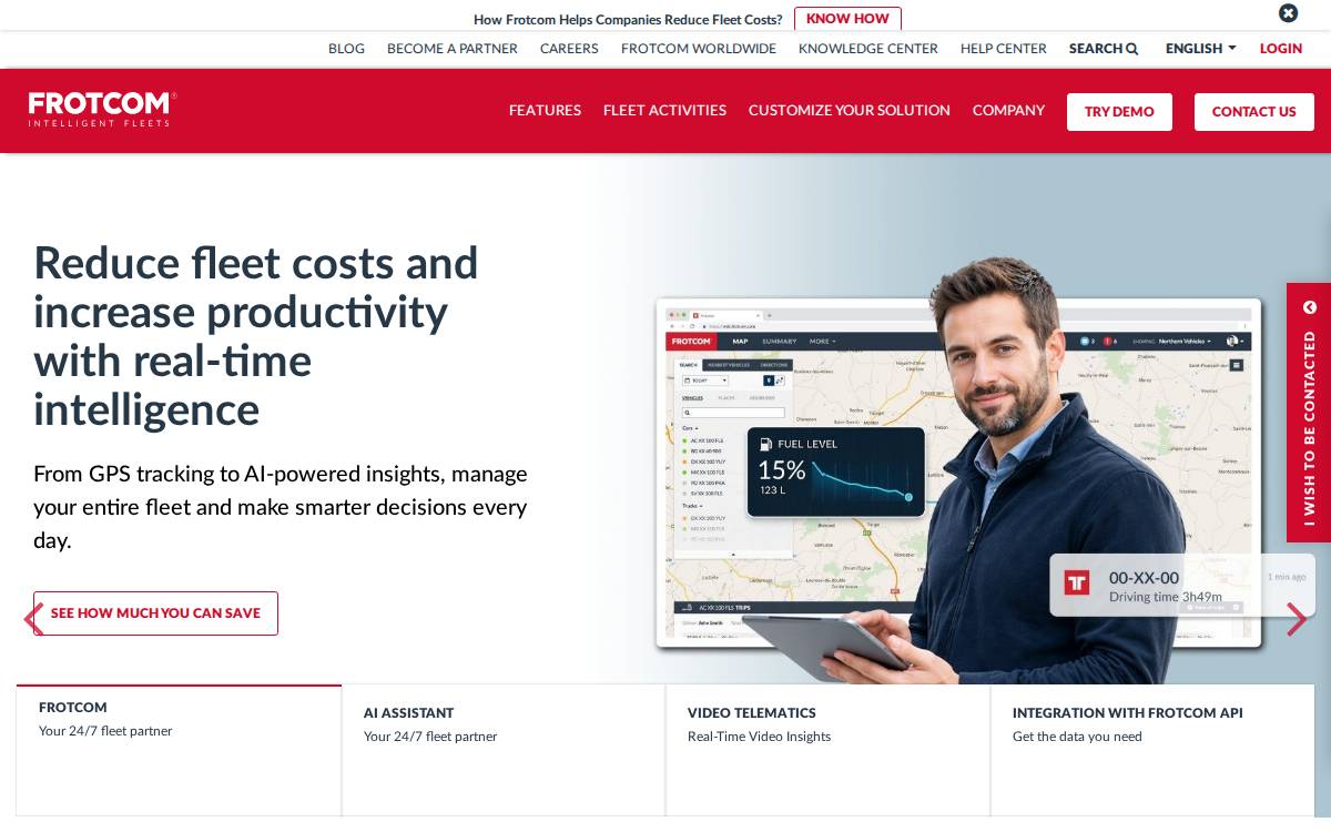 Frotcom website preview