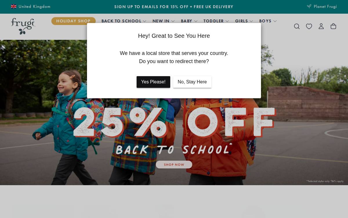 Frugi website preview