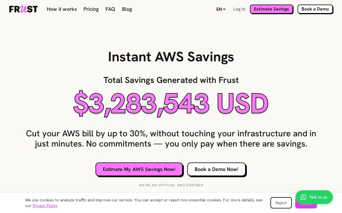 Frust website preview