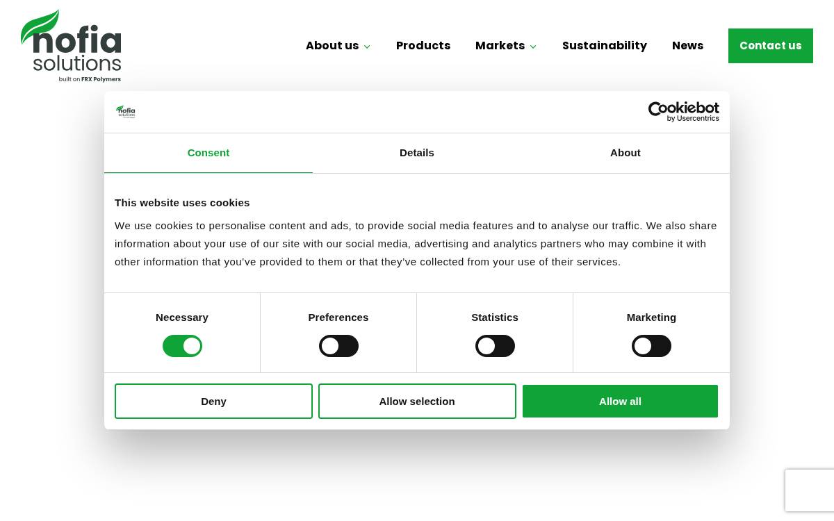 FRX Polymers website preview