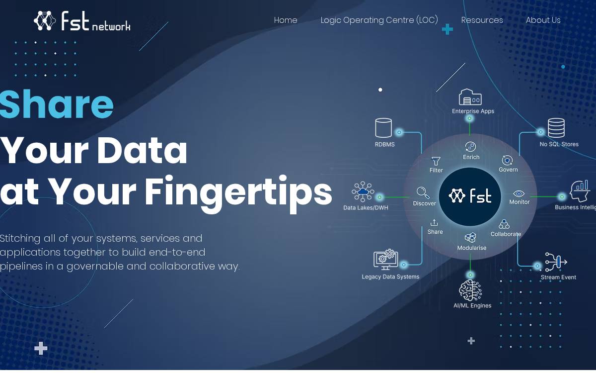 FST website preview