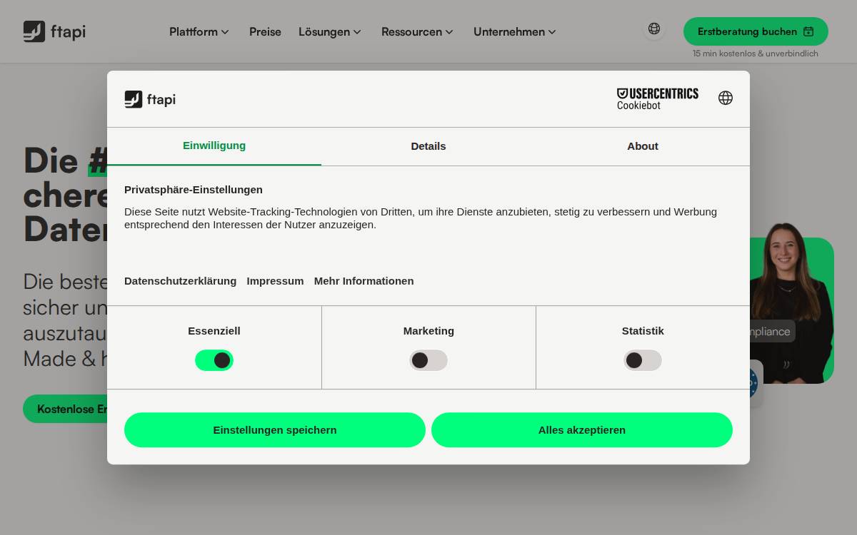 Ftapi website preview
