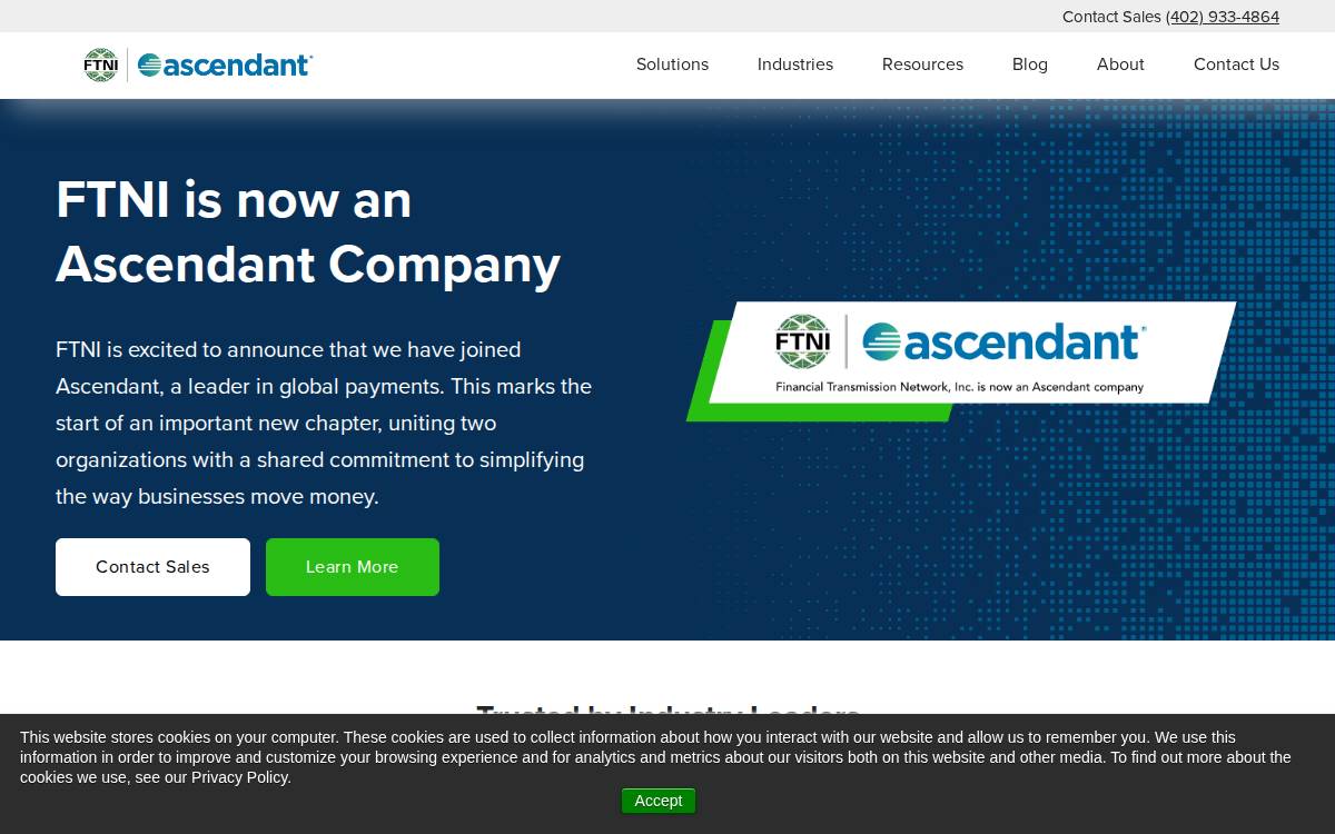 FTNI website preview
