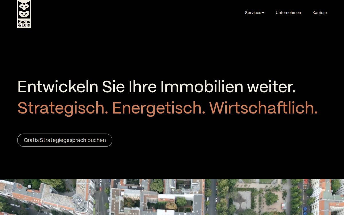 Fuchs Eule website preview