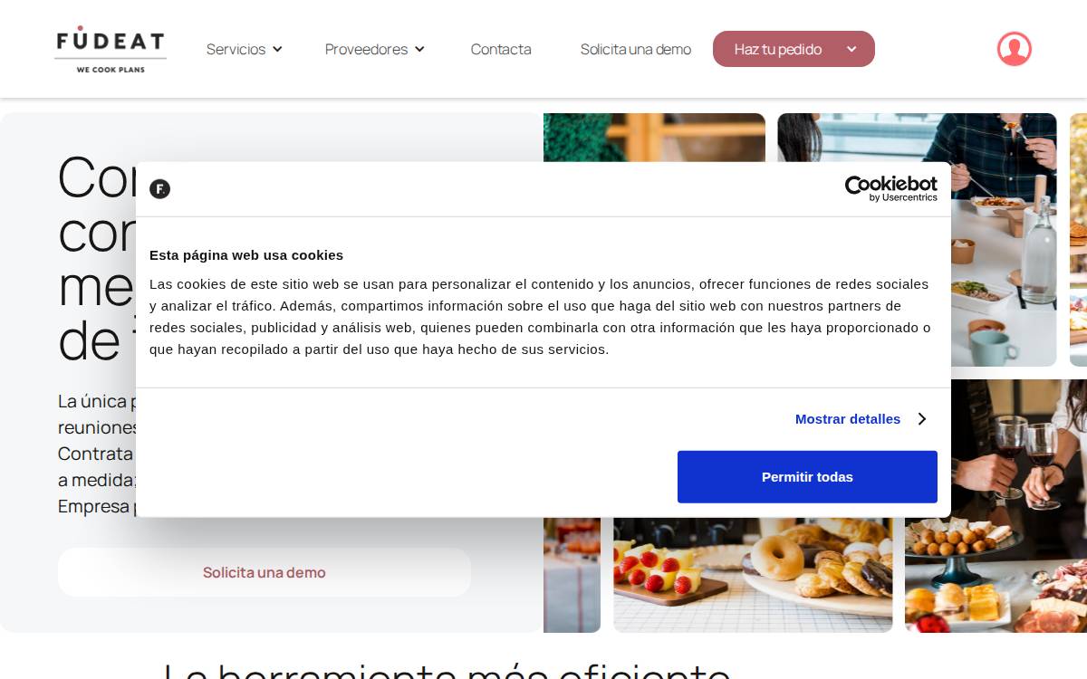 Fudeat website preview