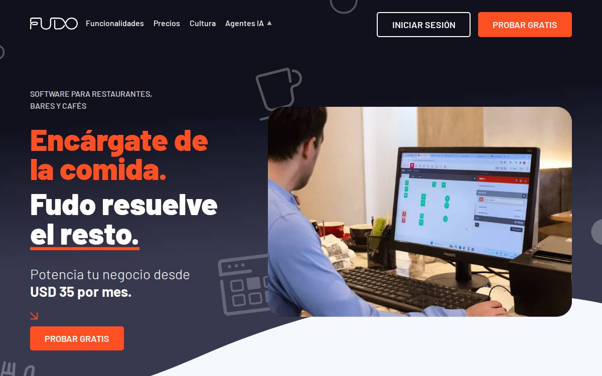 Fudo website preview