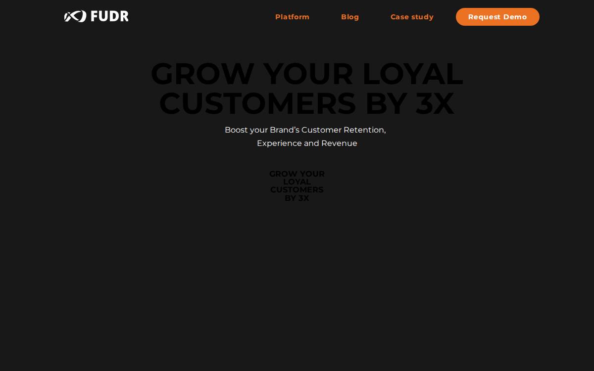 Fudr website preview