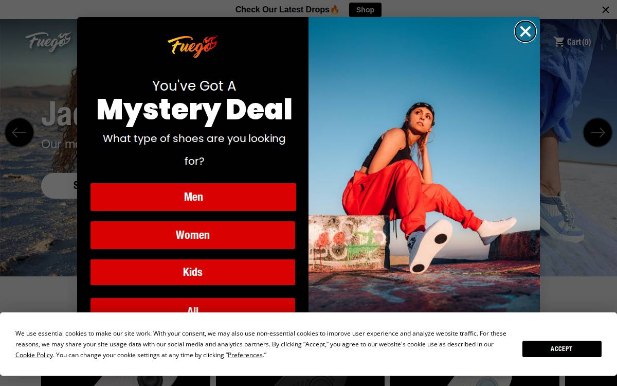 Fuego website preview