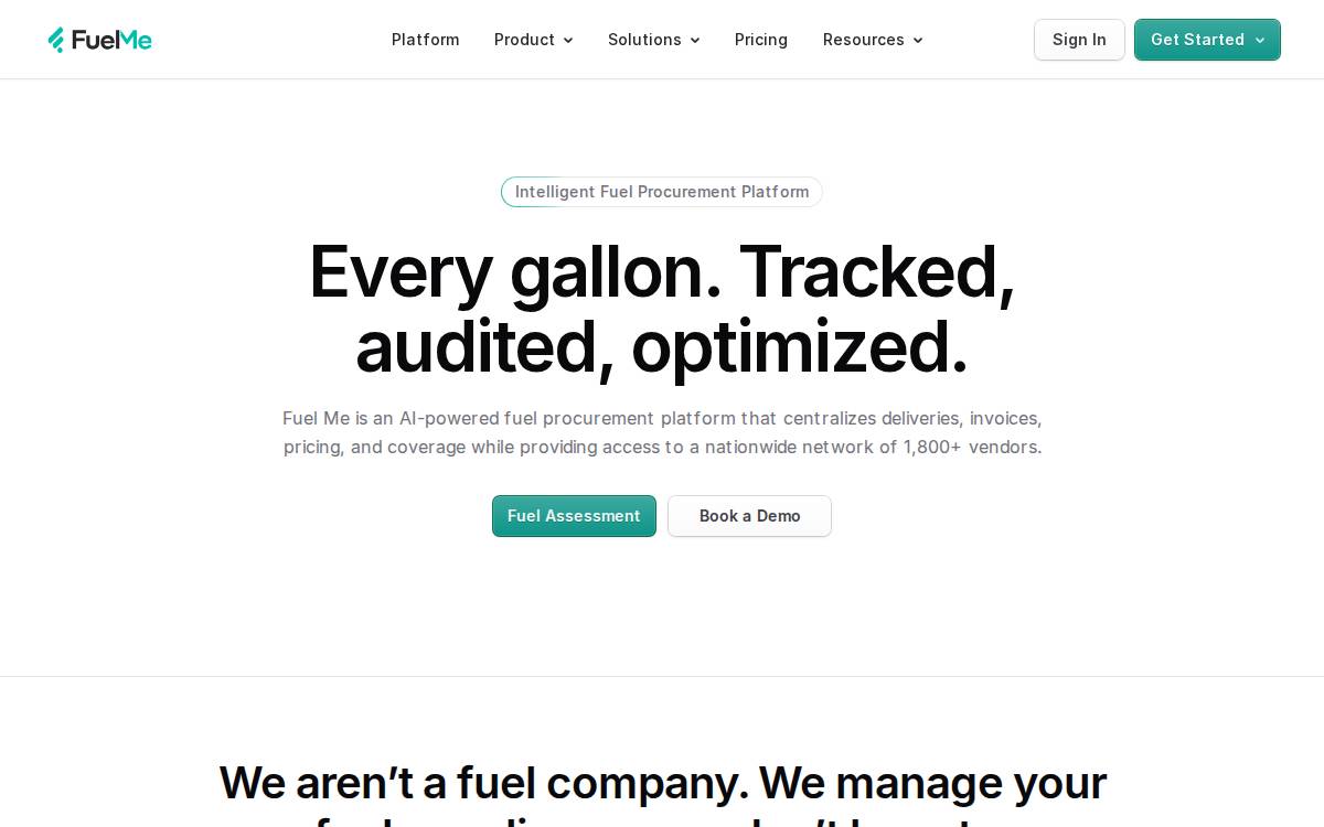 Fuel website preview