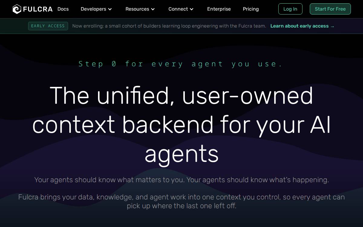 Fulcra website preview