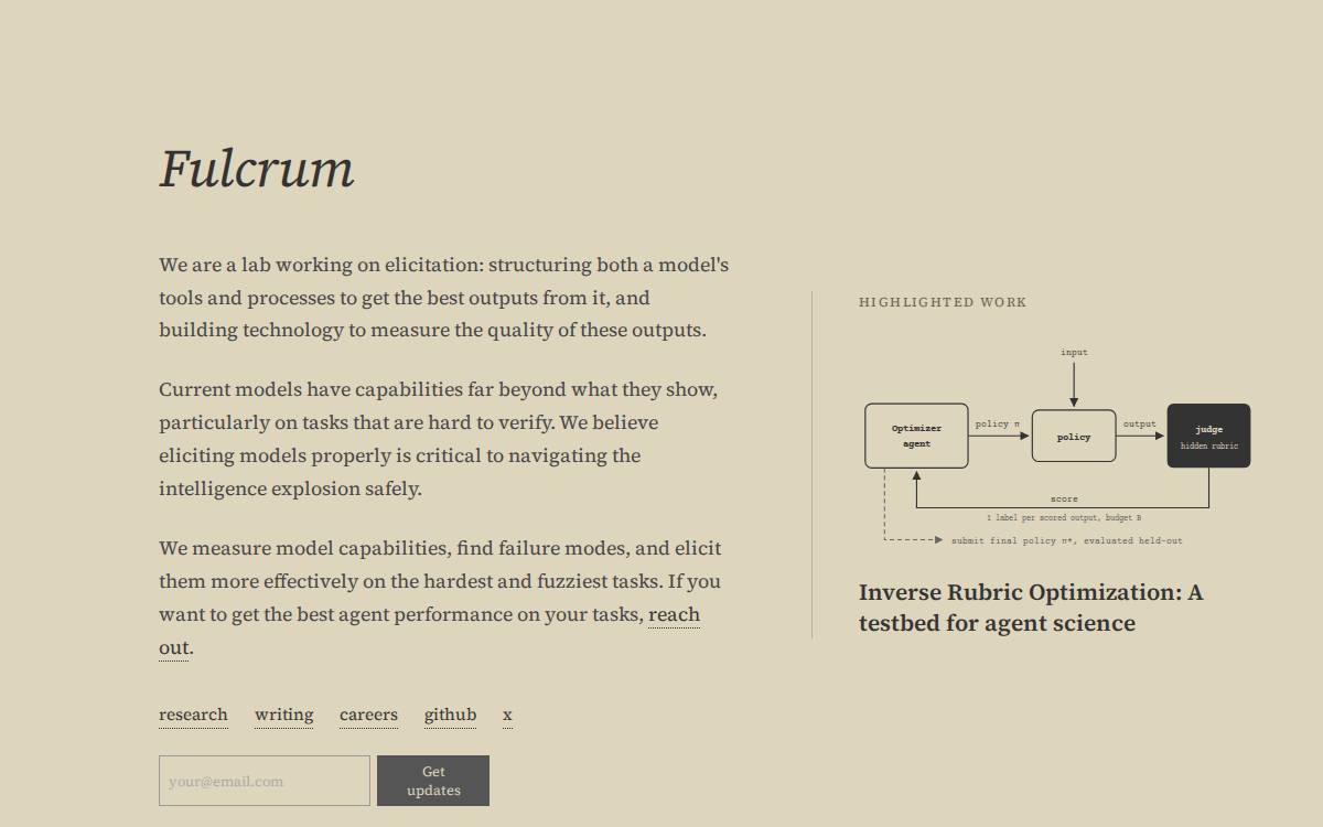 Fulcrum website preview