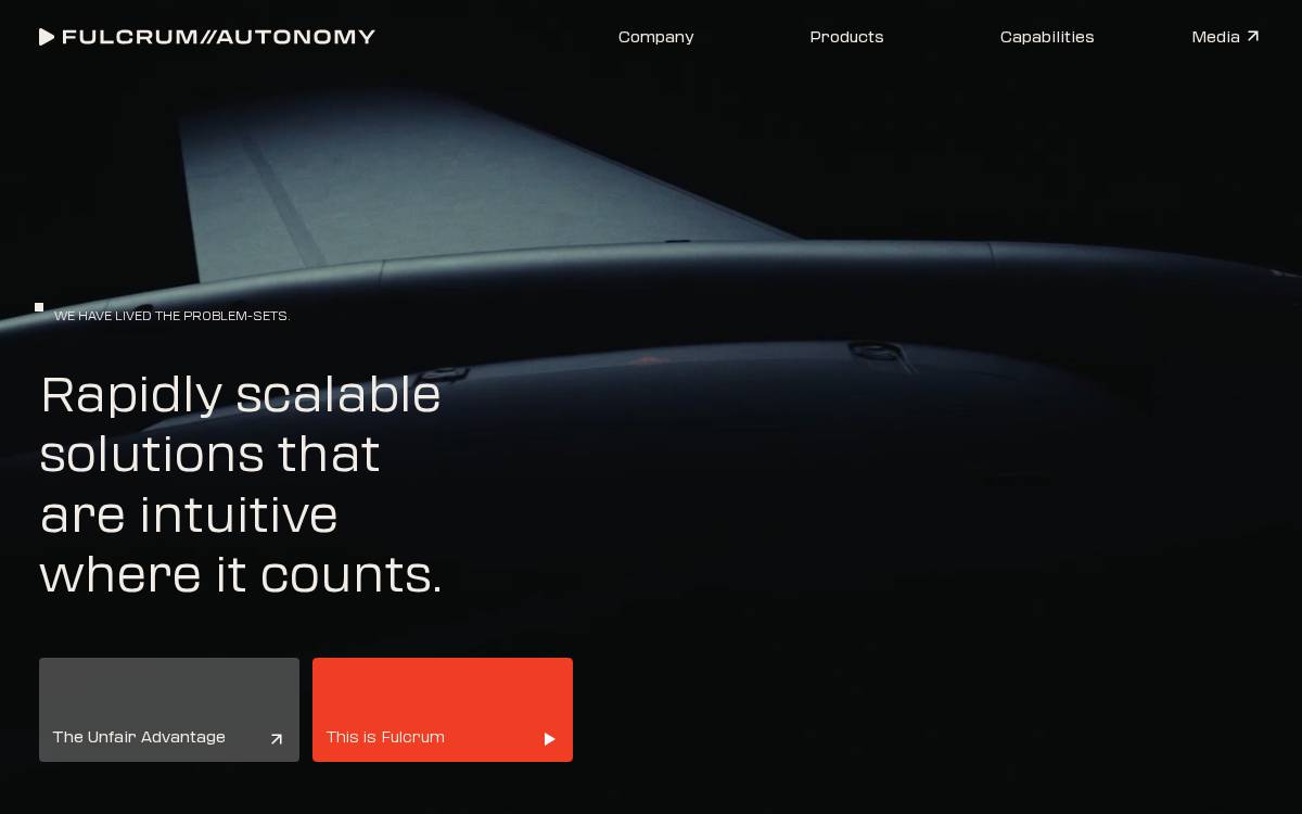 Fulcrumautonomy website preview