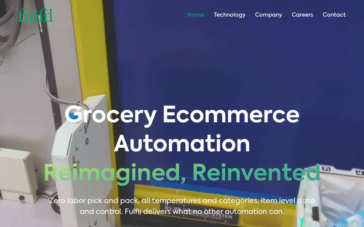 Fulfil website preview
