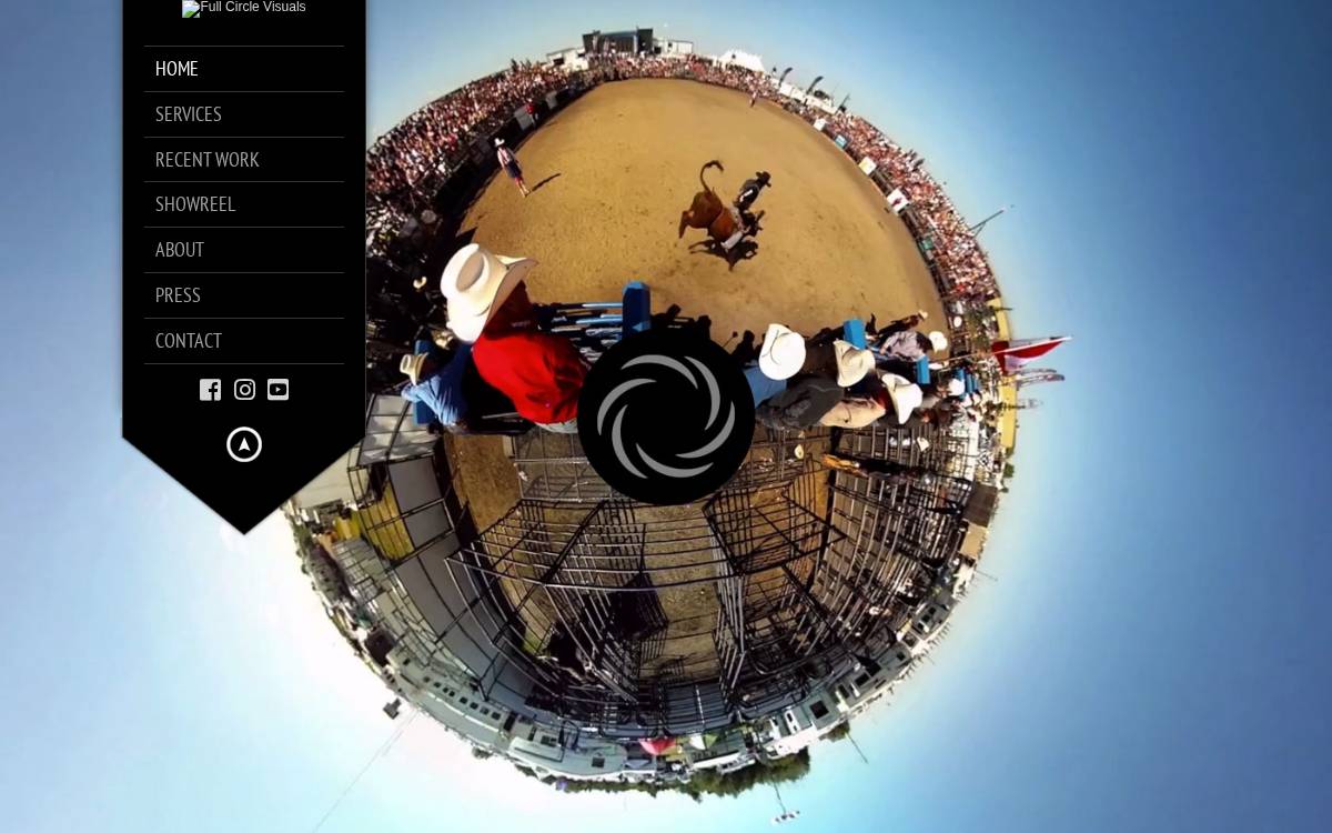 Full Circle Visuals website preview