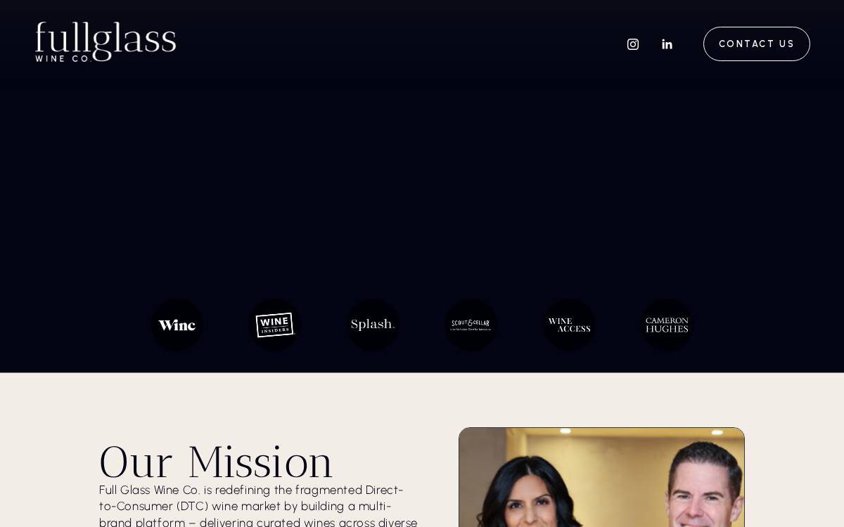 Fullglass website preview