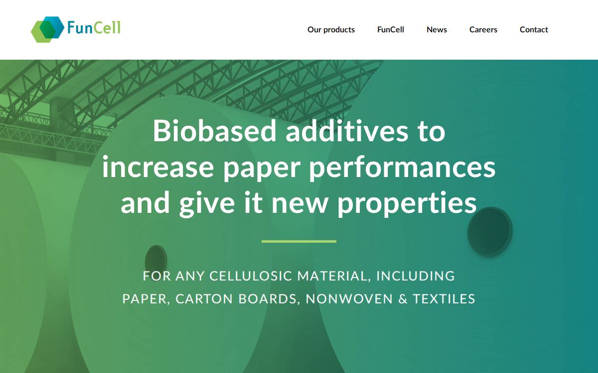 Funcell website preview