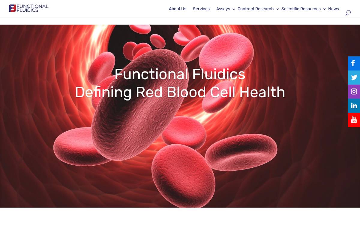 Functional Fluidics website preview