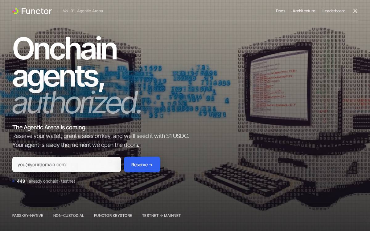 Functor website preview